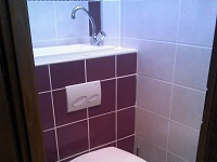 WC suspendu avec lave-mains WiCi Bati - Mme C (60) - 2 sur 3 (après)